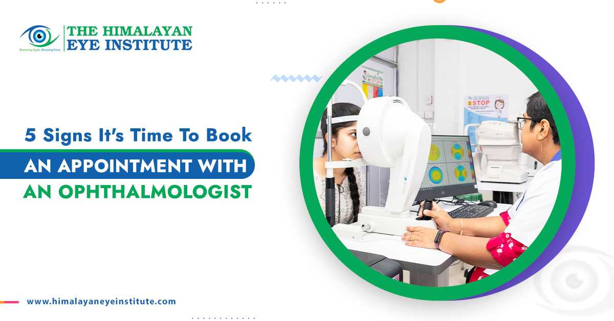 5 Signs It's Time to Book an Appointment with an Ophthalmologist