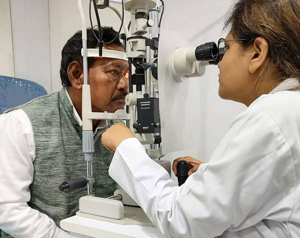 Retina treatment for Bike Ambulance Dada